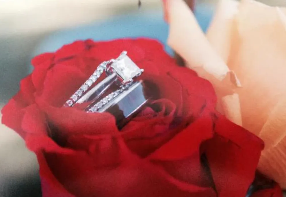 Dark Koa Wood Inlay Titanium Ring Band