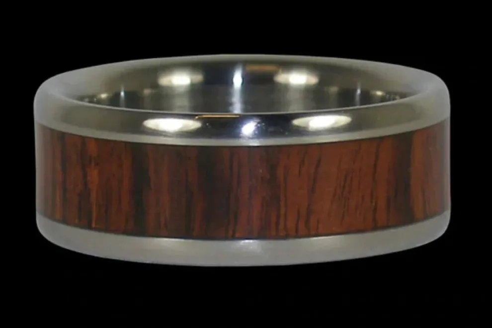 King Wood Titanium Ring