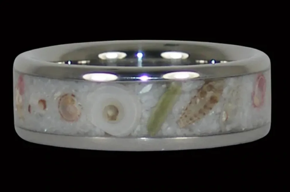 Sea Shell Titanium Ring